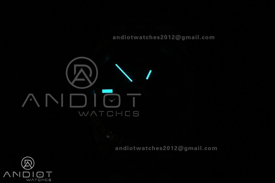 DateJust 36 SS 126234 VSF 1:1 Best Edition 904L Steel Gray Dial Green Roman on Jubilee Bracelet VS3235 V2