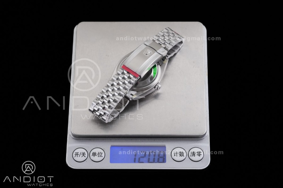 DateJust 36 SS 126234 VSF 1:1 Best Edition 904L Steel Gray Dial Green Roman on Jubilee Bracelet VS3235 V2