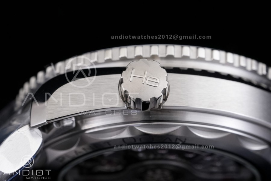 Planet Ocean 39.5mm White Ceramic Bezel SS VSF 1:1 Best Edition White Dial On SS Bracelet Super Clone Asian 8800