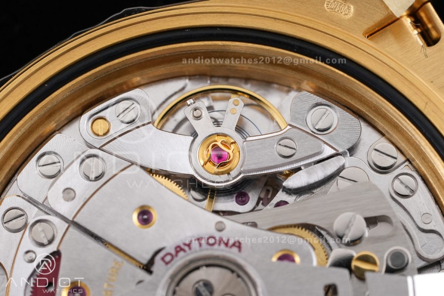 Daytona 116518 Gain Weight VSF 1:1 Best Edition 904L Steel Gold Dial On Oysterflex Strap DD4130