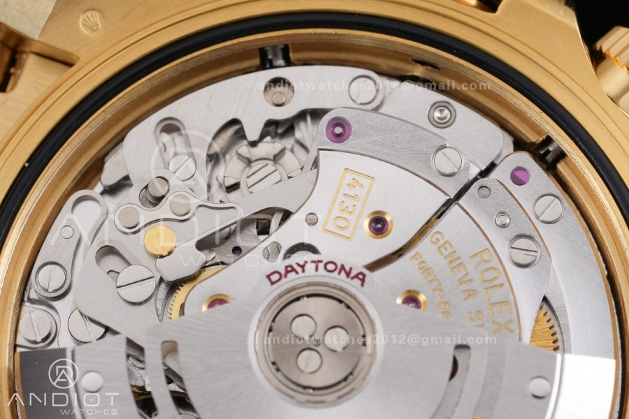 Daytona 116518 Gain Weight VSF 1:1 Best Edition 904L Steel Gold Dial On Oysterflex Strap DD4130