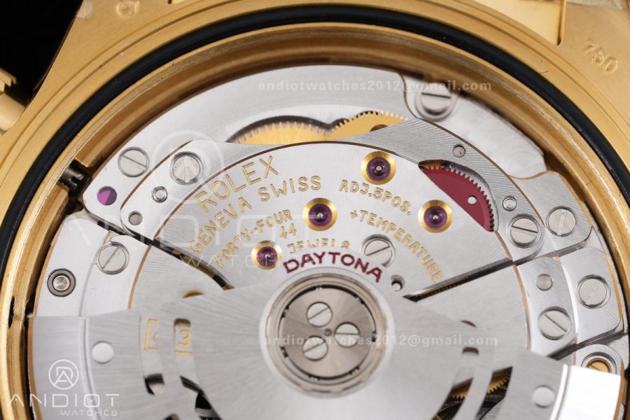 Daytona 116518 Gain Weight VSF 1:1 Best Edition 904L Steel Gold Dial On Oysterflex Strap DD4130