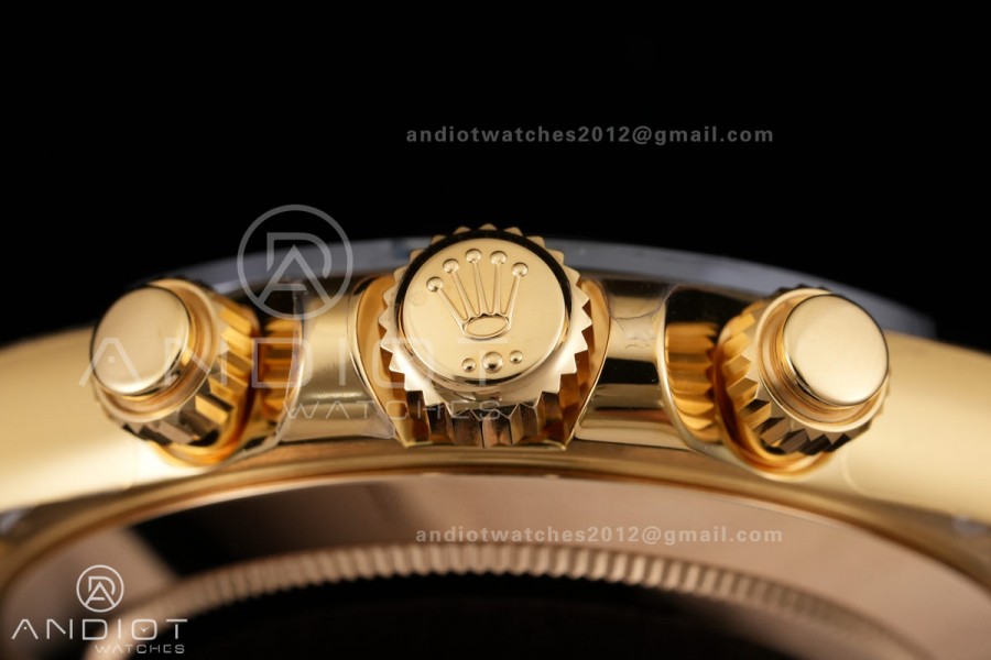 Daytona 116518 Gain Weight VSF 1:1 Best Edition 904L Steel Gold Dial On Oysterflex Strap DD4130