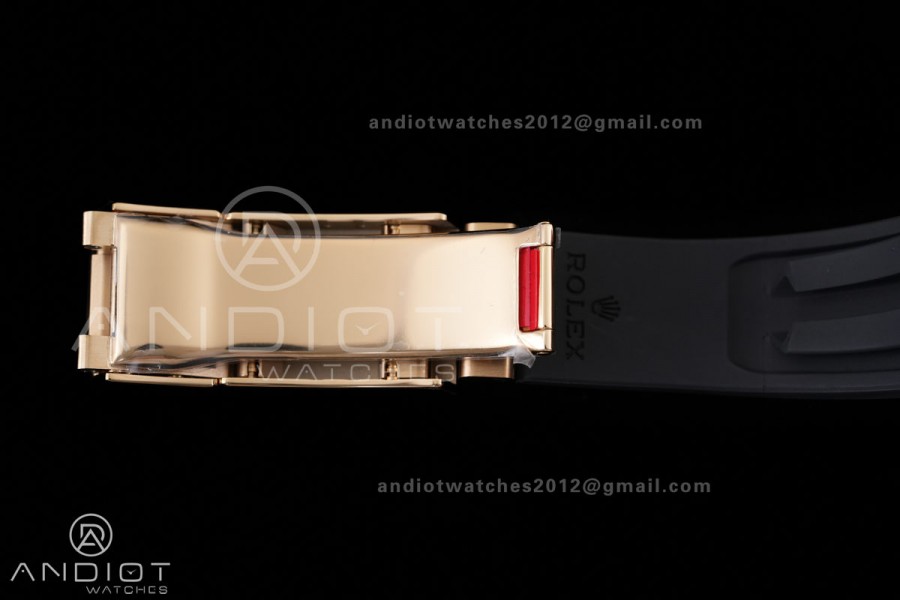 Daytona 116518 Gain Weight VSF 1:1 Best Edition 904L Steel Gold Dial On Oysterflex Strap DD4130