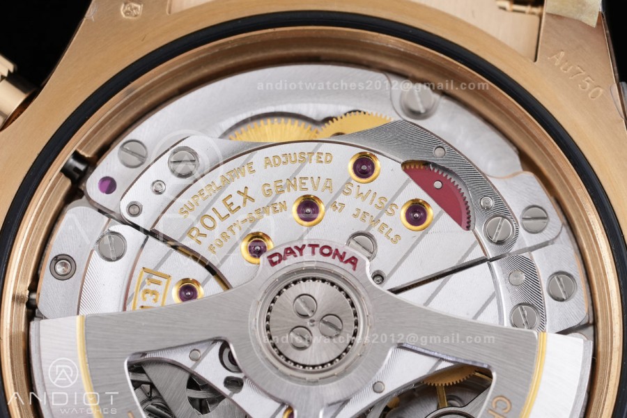 Daytona 126518 Gain Weight VSF 1:1 Best Edition Gold Dial on Oysterflex Strap DD4131