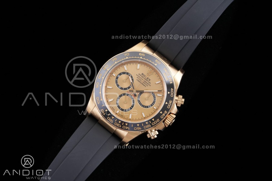 Daytona 126518 Gain Weight VSF 1:1 Best Edition Gold Dial on Oysterflex Strap DD4131