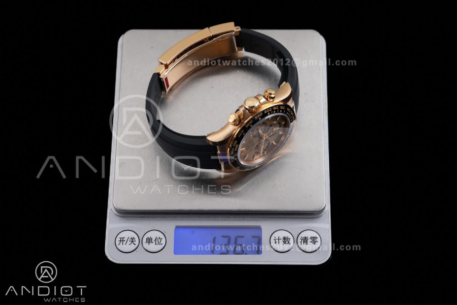 Daytona 126518 Gain Weight VSF 1:1 Best Edition Gold Dial on Oysterflex Strap DD4131