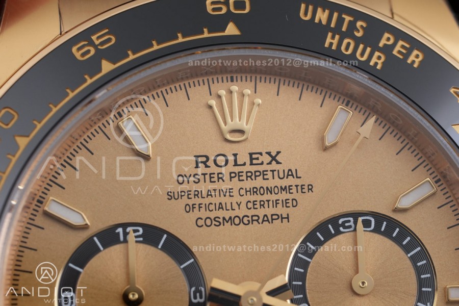 Daytona 126518 Gain Weight VSF 1:1 Best Edition Gold Dial on Oysterflex Strap DD4131
