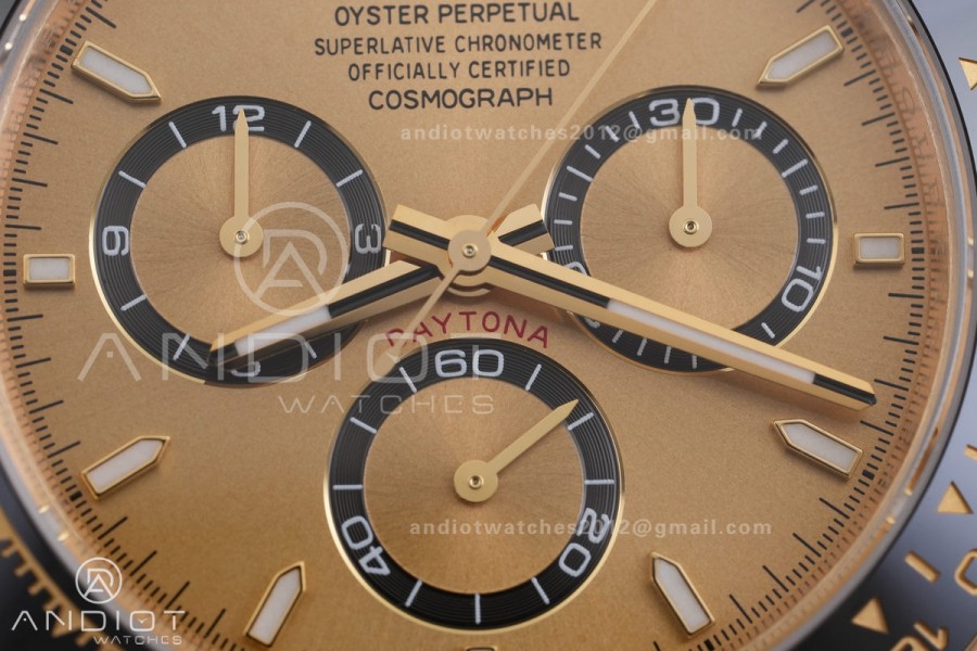 Daytona 126518 Gain Weight VSF 1:1 Best Edition Gold Dial on Oysterflex Strap DD4131