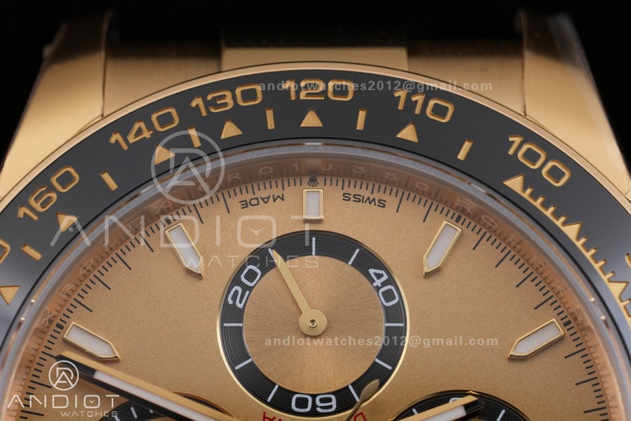 Daytona 126518 Gain Weight VSF 1:1 Best Edition Gold Dial on Oysterflex Strap DD4131