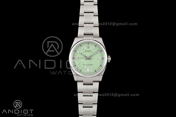 Oyster Perpetual 126000 36mm Clean Plus 1:1 Best Edition 904L Steel Avocado Dial DD3230