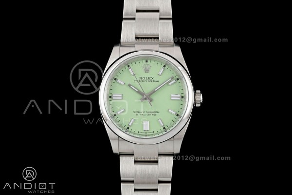 Oyster Perpetual 126000 36mm Clean Plus 1:1 Best Edition 904L Steel Avocado Dial DD3230