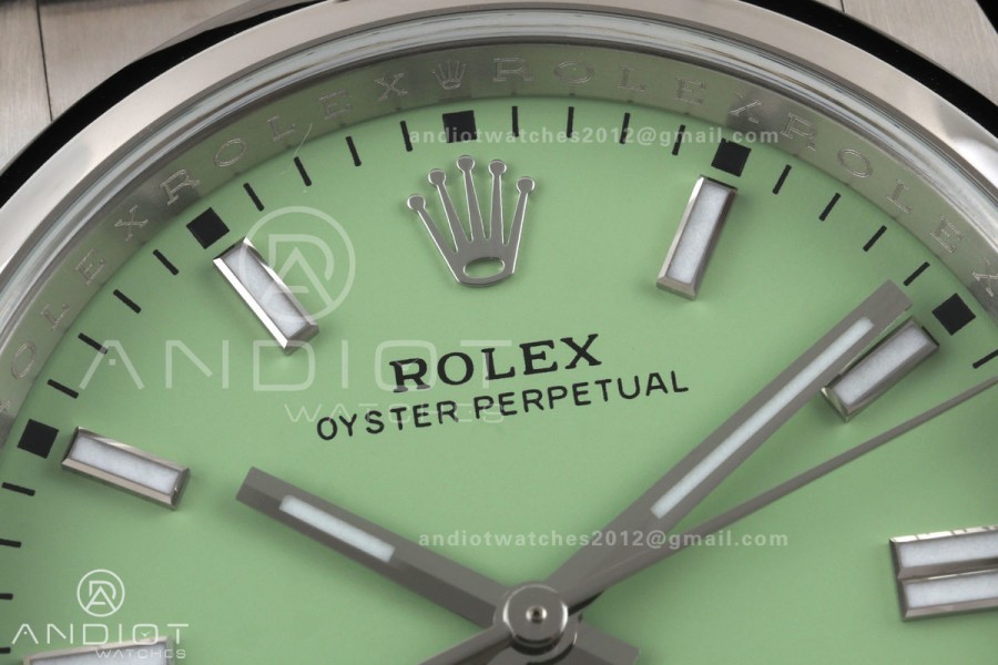 Oyster Perpetual 126000 36mm Clean Plus 1:1 Best Edition 904L Steel Avocado Dial DD3230
