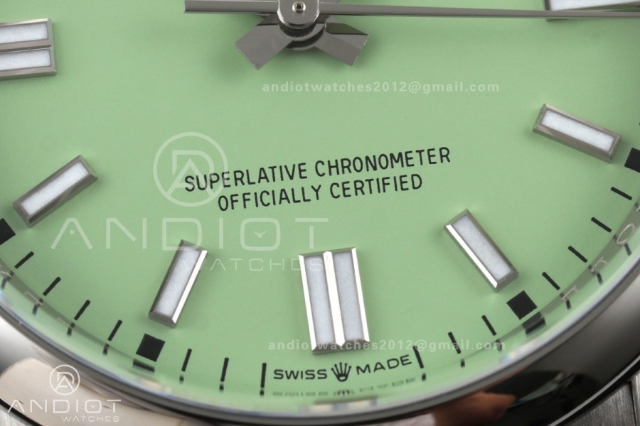 Oyster Perpetual 126000 36mm Clean Plus 1:1 Best Edition 904L Steel Avocado Dial DD3230