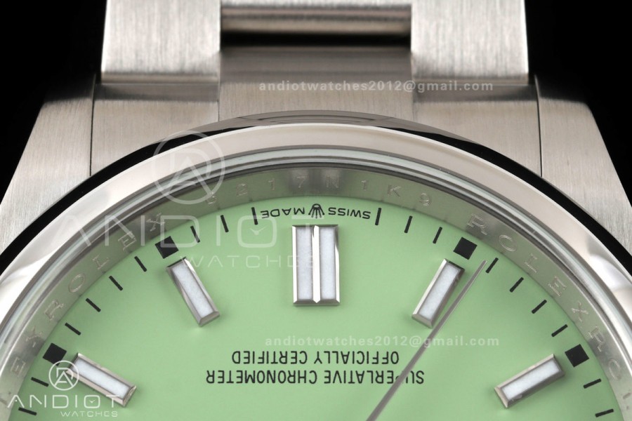 Oyster Perpetual 126000 36mm Clean Plus 1:1 Best Edition 904L Steel Avocado Dial DD3230