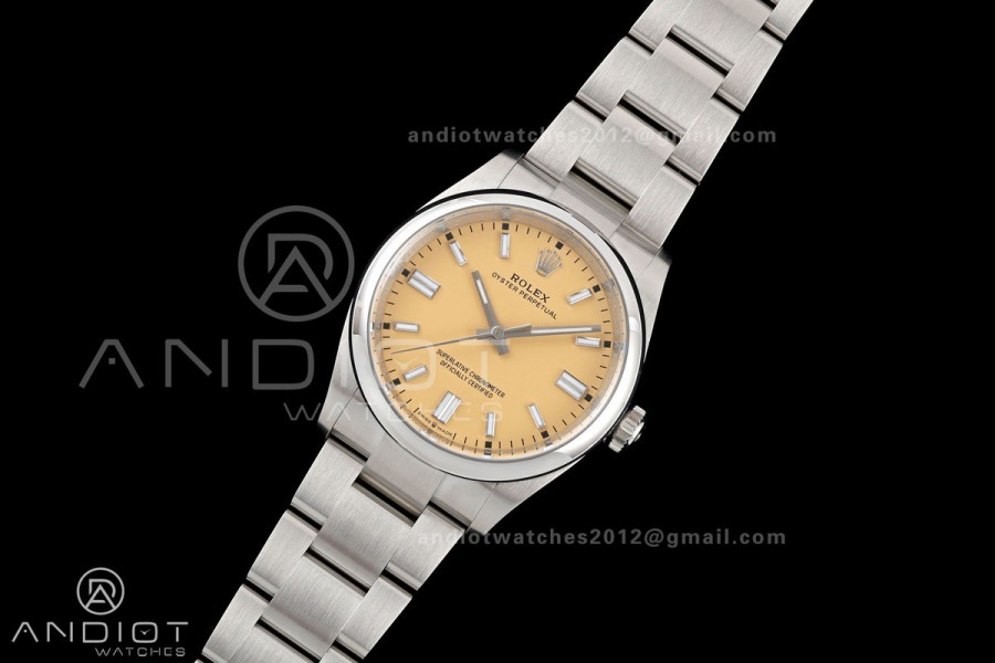 Oyster Perpetual 126000 36mm Clean Plus 1:1 Best Edition 904L Steel Beige Dial DD3230