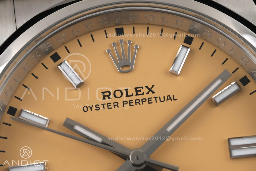 Oyster Perpetual 126000 36mm Clean Plus 1:1 Best Edition 904L Steel Beige Dial DD3230