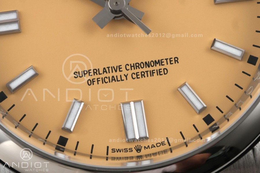 Oyster Perpetual 126000 36mm Clean Plus 1:1 Best Edition 904L Steel Beige Dial DD3230