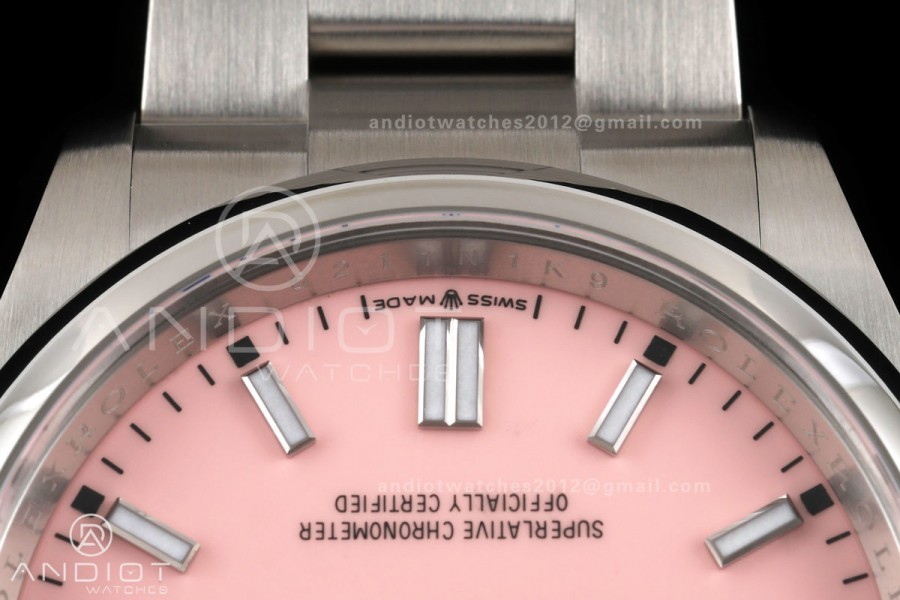 Oyster Perpetual 126000 36mm Clean Plus 1:1 Best Edition 904L Steel Pink Dial DD3230