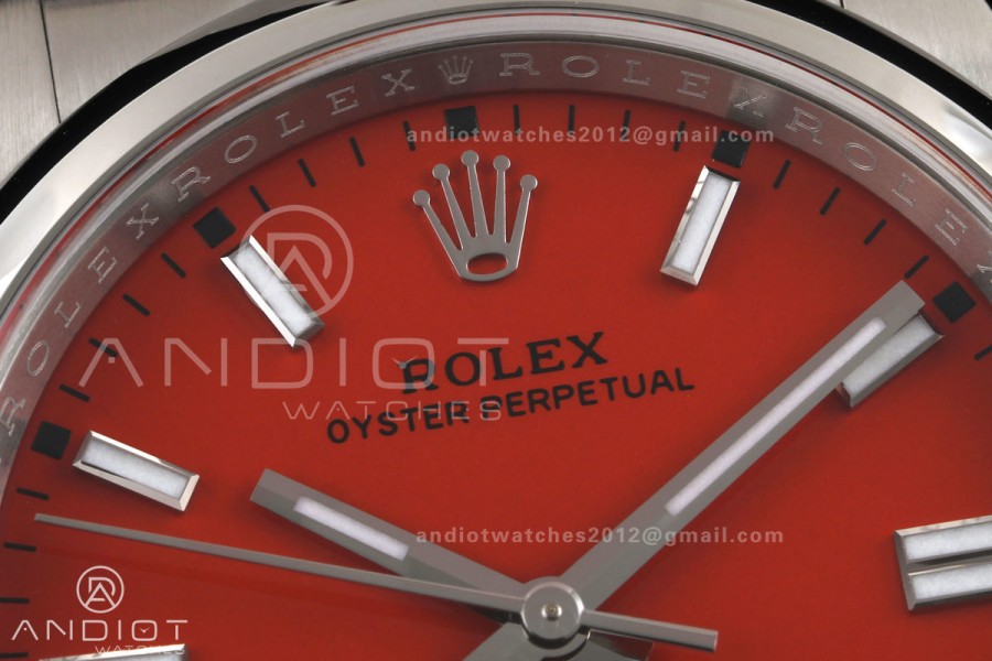 Oyster Perpetual 126000 36mm Clean Plus 1:1 Best Edition 904L Steel Red Dial DD3230