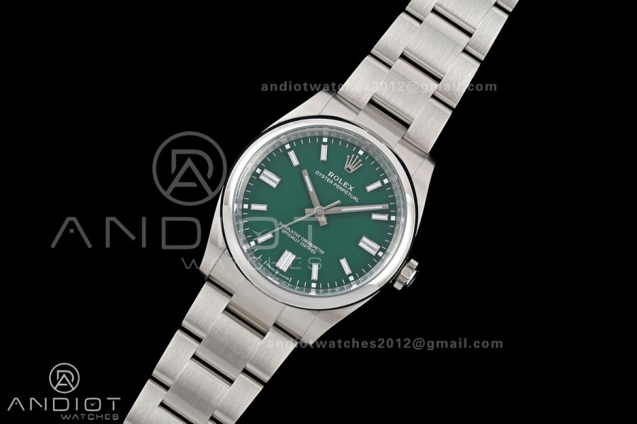 Oyster Perpetual 126000 36mm Clean Plus 1:1 Best Edition 904L Steel Green Dial DD3230