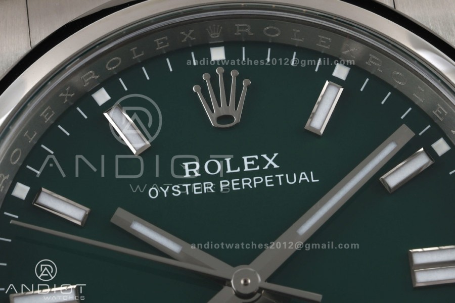 Oyster Perpetual 126000 36mm Clean Plus 1:1 Best Edition 904L Steel Green Dial DD3230