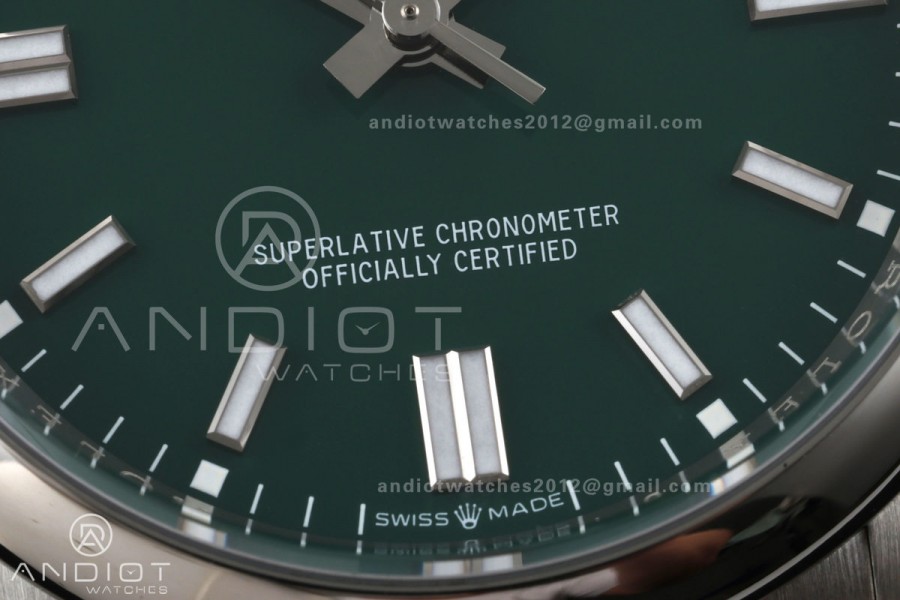 Oyster Perpetual 126000 36mm Clean Plus 1:1 Best Edition 904L Steel Green Dial DD3230