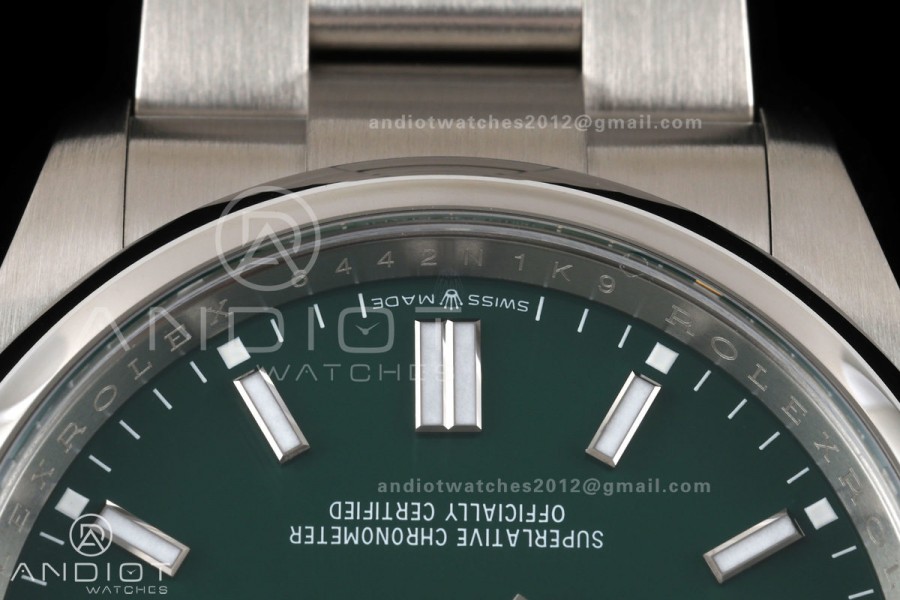Oyster Perpetual 126000 36mm Clean Plus 1:1 Best Edition 904L Steel Green Dial DD3230