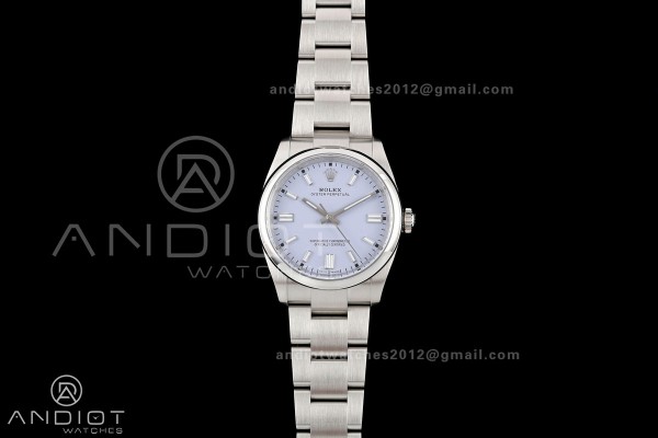 Oyster Perpetual 126000 36mm Clean Plus 1:1 Best Edition 904L Steel Lavender Dial DD3230