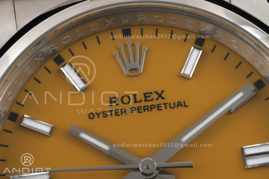 Oyster Perpetual 126000 36mm Clean Plus 1:1 Best Edition 904L Steel Yellow Dial DD3230