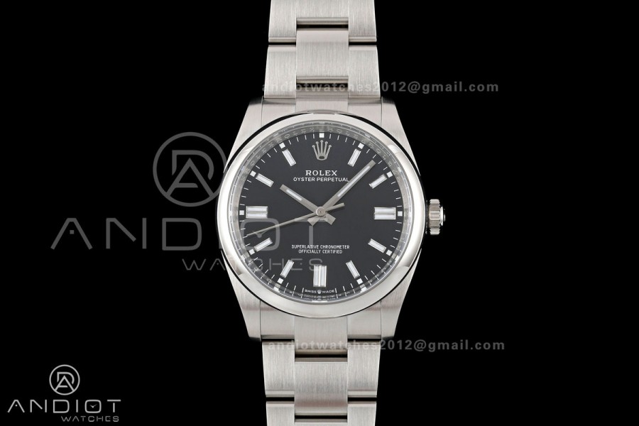 Oyster Perpetual 126000 36mm Clean Plus 1:1 Best Edition 904L Steel Black Dial DD3230