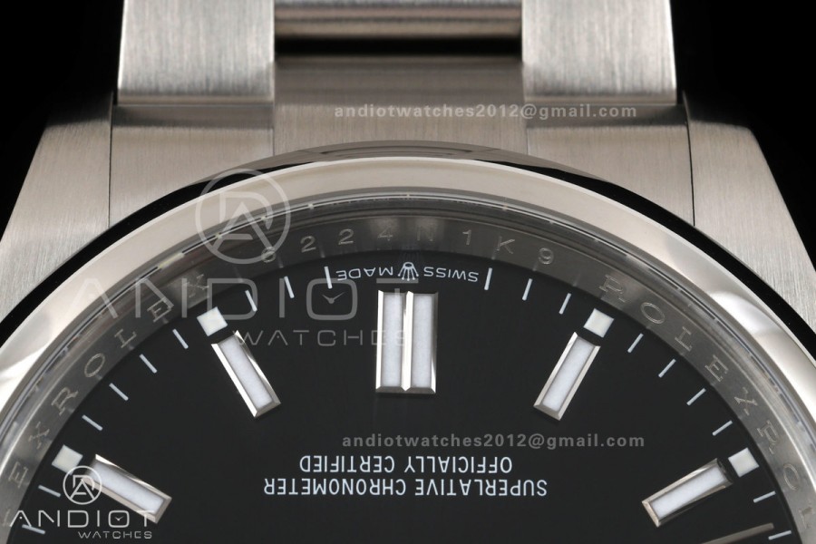 Oyster Perpetual 126000 36mm Clean Plus 1:1 Best Edition 904L Steel Black Dial DD3230