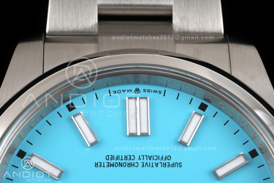 Oyster Perpetual 124300 41mm Clean Plus 1:1 Best Edition 904L Steel Tiffany Dial DD3230
