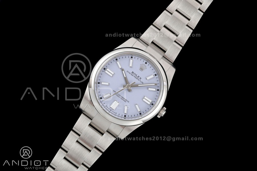 Oyster Perpetual 124300 41mm Clean Plus 1:1 Best Edition 904L Steel Lavender Dial DD3230