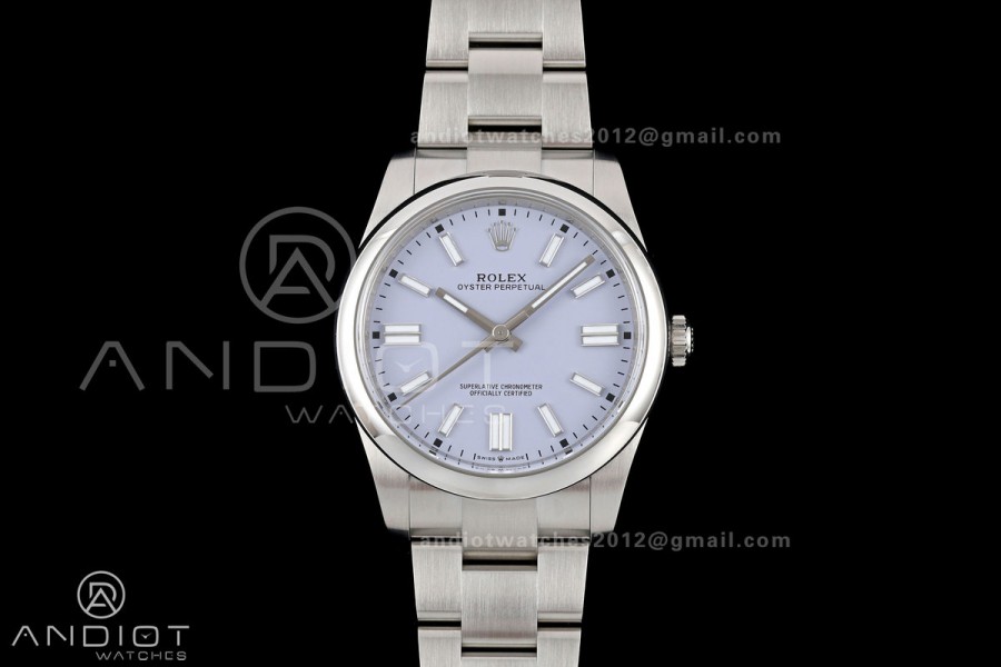 Oyster Perpetual 124300 41mm Clean Plus 1:1 Best Edition 904L Steel Lavender Dial DD3230
