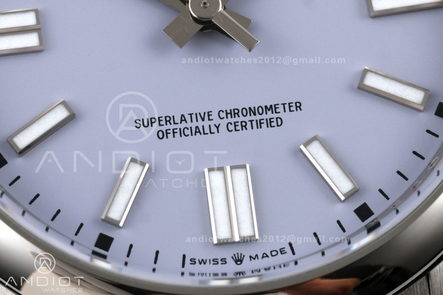 Oyster Perpetual 124300 41mm Clean Plus 1:1 Best Edition 904L Steel Lavender Dial DD3230