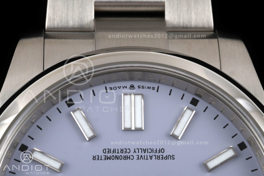 Oyster Perpetual 124300 41mm Clean Plus 1:1 Best Edition 904L Steel Lavender Dial DD3230