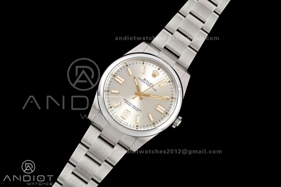 Oyster Perpetual 124300 41mm Clean Plus 1:1 Best Edition 904L Steel Silver Dial DD3230