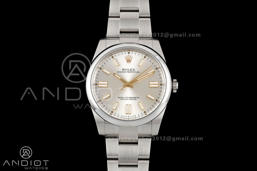 Oyster Perpetual 124300 41mm Clean Plus 1:1 Best Edition 904L Steel Silver Dial DD3230