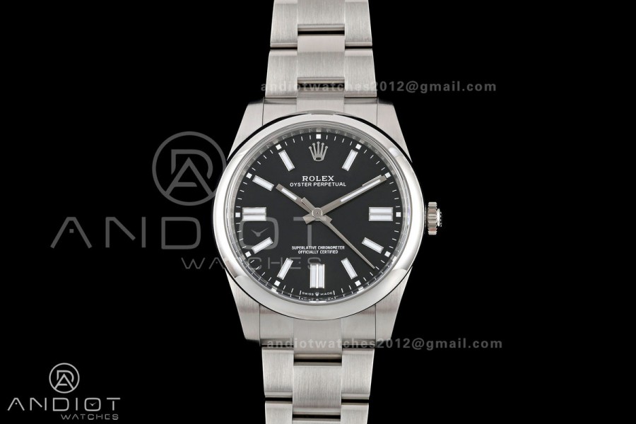 Oyster Perpetual 124300 41mm Clean Plus 1:1 Best Edition 904L Steel Black Dial DD3230
