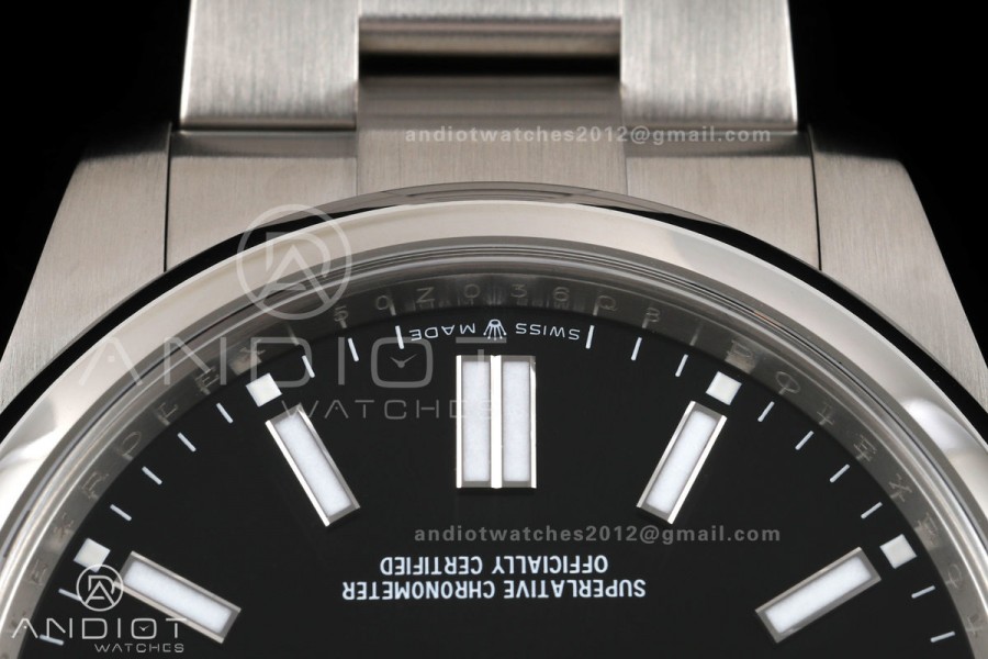 Oyster Perpetual 124300 41mm Clean Plus 1:1 Best Edition 904L Steel Black Dial DD3230