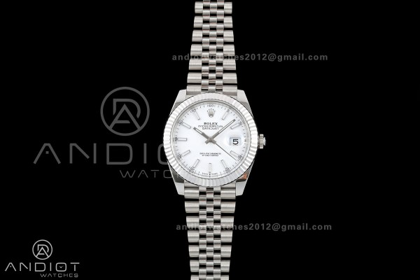 DateJust 41 126334 Clean Plus 1:1 Best Edition Whi...