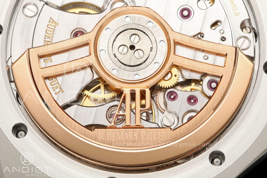 Royal Oak 41mm 15510 SS VSF 1:1 Best Edition Blue Textured Dial on SS Bracelet DD4302 Super Clone