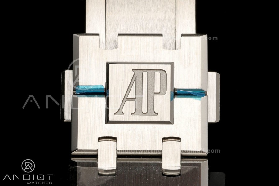 Royal Oak 41mm 15510 SS VSF 1:1 Best Edition Blue Textured Dial on SS Bracelet DD4302 Super Clone