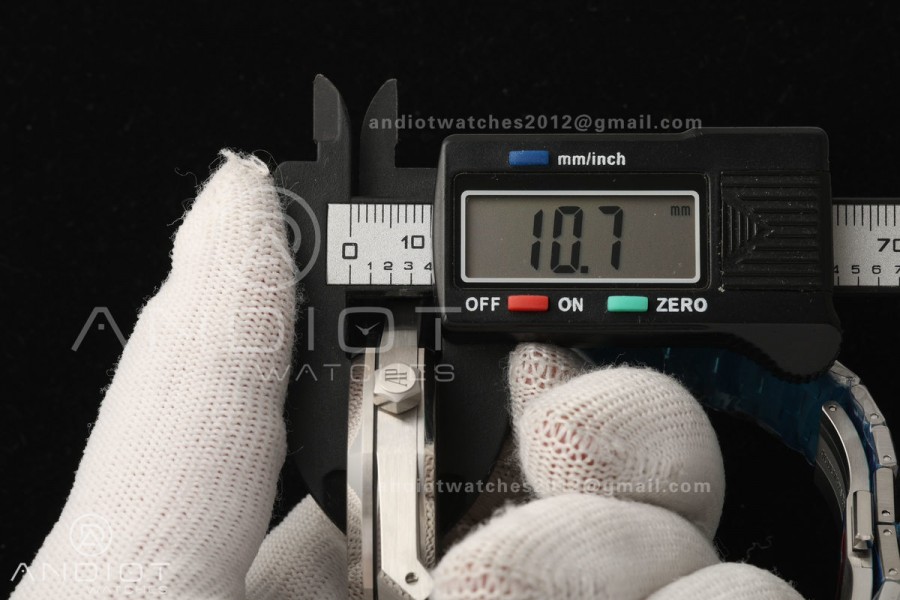 Royal Oak 41mm 15510 SS VSF 1:1 Best Edition Blue Textured Dial on SS Bracelet DD4302 Super Clone