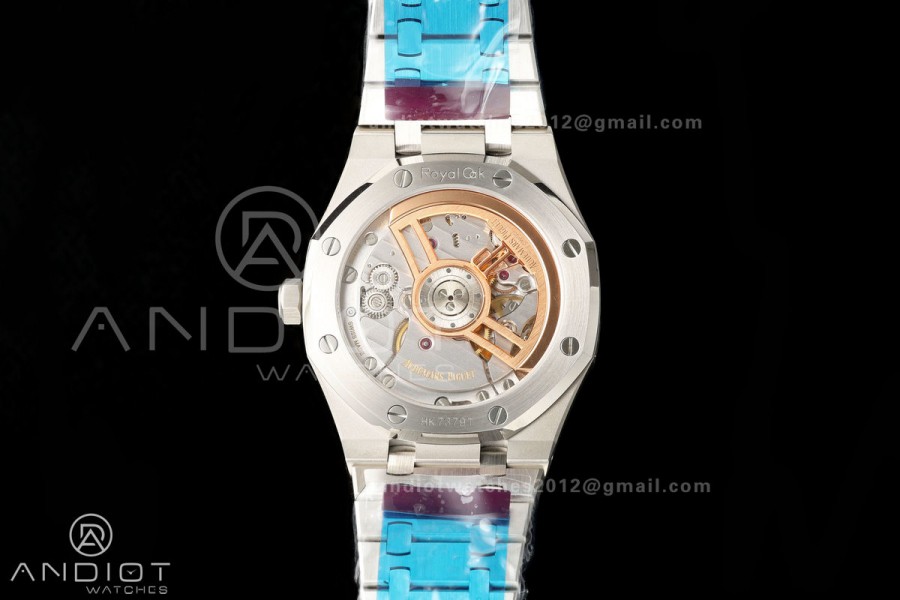 Royal Oak 41mm 15510 SS VSF 1:1 Best Edition Blue Textured Dial on SS Bracelet DD4302 Super Clone