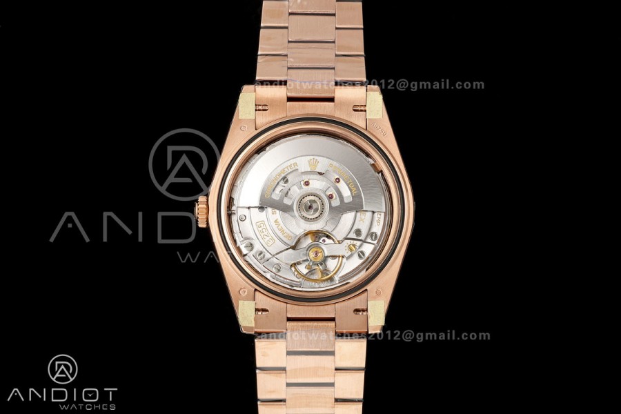 DayDate 40mm 228235 VSF Gain Weight V2 1:1 Best Edition Brown Dial T Diamond Marker on President Bracelet VS3255