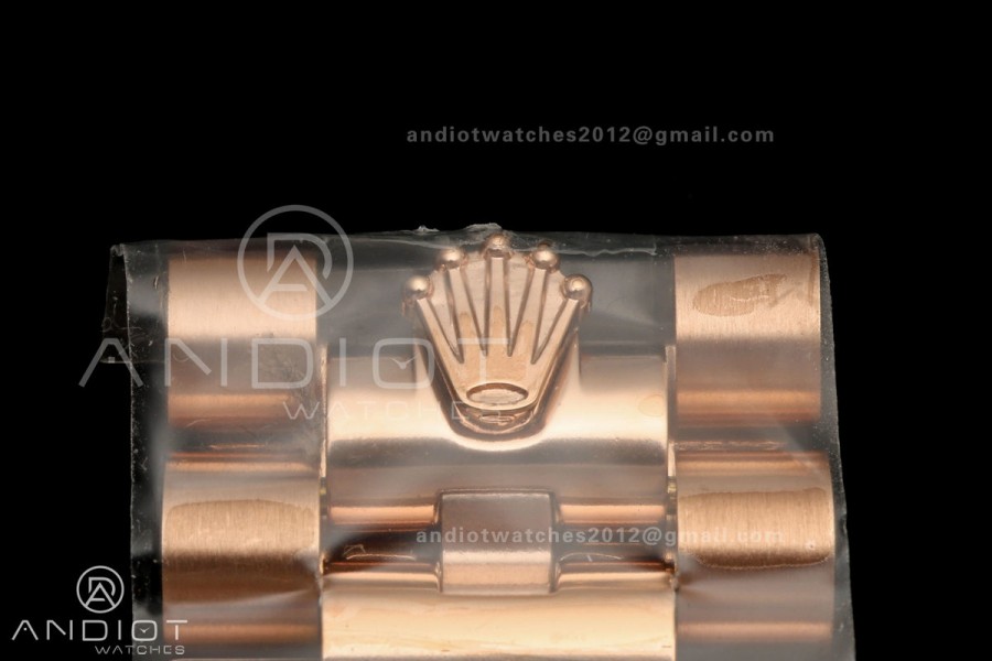 DayDate 40mm 228235 VSF Gain Weight V2 1:1 Best Edition Brown Dial T Diamond Marker on President Bracelet VS3255