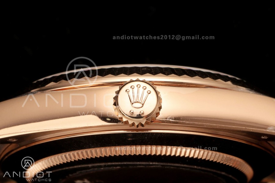 DayDate 40mm 228235 VSF Gain Weight V2 1:1 Best Edition Brown Dial T Diamond Marker on President Bracelet VS3255