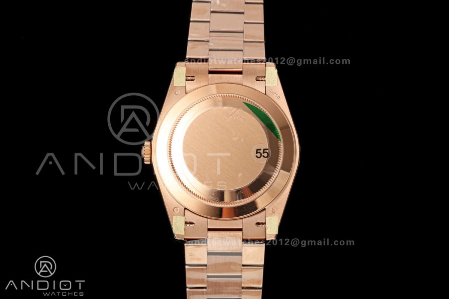 DayDate 40mm 228235 VSF Gain Weight V2 1:1 Best Edition Brown Dial T Diamond Marker on President Bracelet VS3255